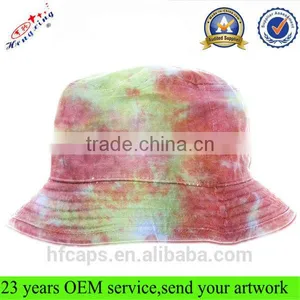 Floral Print Custom Bucket Cap/Plain Tie Dyed Bucket Hat/Cheap Wholesale Bucket Hat thumbnail-4