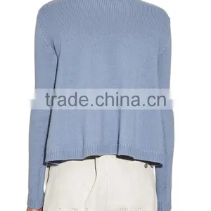 OEM Service Best Selling Crew Neck Women 100% Cashmere Sweater thumbnail-2