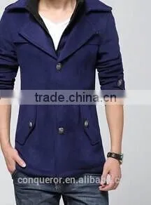Trendy Men Winter Wool Coat BCT043 thumbnail-1