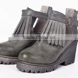 GZY High Quality Overstock Liquidation Women Boots Stock High Quality Warm and Durable China Export 2017 Wholesale Guangzhou thumbnail-1