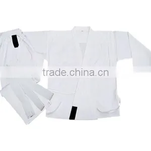White Cotton Canvas 10oz Karate Uniforms Martial Arts Wear thumbnail-1