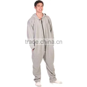 100%cotton Xxxl Onesie for Men Plain Colour Adult Onesie Pajamas thumbnail-1