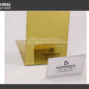 High Quality 304 Titannium Mirror Stainless Steel Sheet thumbnail-3