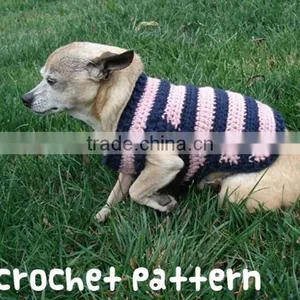 High Quality Cheap Turn Down Collar Handmade Dog Clothes Sweater thumbnail-6