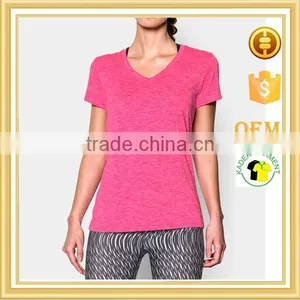 Slim Fit Womens t Shirt, Tri-blend t Shirt Wholesale, Womens Gym t Shirt thumbnail-1