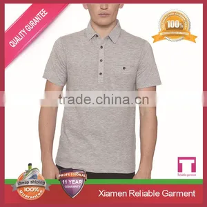 Men's Bodybuilding Soft Cottonpolo T-shirt Wholesale OEM Supplier in China thumbnail-2