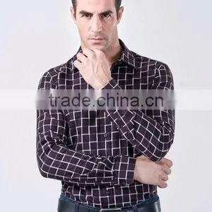 2013 Mens Fashion Casual Plaid Shirts/Clothing Manufacturers thumbnail-1