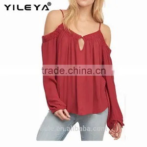 Fashionable Design Ladies Casual Off The Shoulder Top thumbnail-2