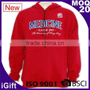 100% Cotton Pullover Zip-up Sweatshirt thumbnail-1