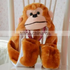 Newest Style Customized Soft Plush Animal Hat for Winter thumbnail-4