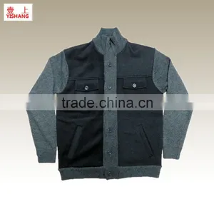 Man With Hat and Sweater Coat Men's Fashion Sweater ,85%Wool 15%Acrylic/90%Polyster 10%Wool thumbnail-1