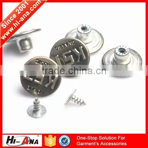 Hi-ana Button2 Over 20 Years Experience Custom Fancy Brass Button thumbnail-1