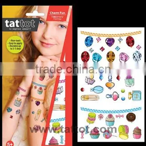 Colorful Kid Temporary Charm Fun Tattoos Water Transfer Printing Sticker thumbnail-1