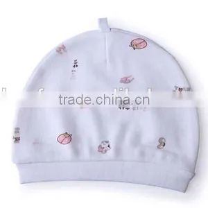 High Quality Kids Beanie Knitted Dot Printed 100% Cotton Baby Hat thumbnail-6