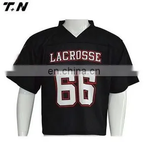 100% Polyester Full Sublimation Custom Lacrosse Jersey thumbnail-1