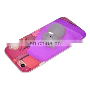 New 3D Cute Squishy Finger Pinch Case,hard PC + Soft TPU Hybrid Case,back Cover Case for IPhone 7 thumbnail-5