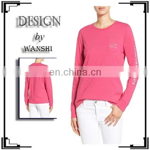 Custom Graphic Long Sleeve Sweater T-shirt Newest Printing Casual Women T Shirt thumbnail-1