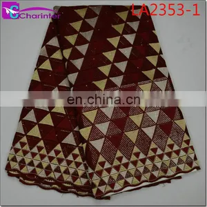 High Quality African Big Heavy Lace Fabrics LA2353 thumbnail-2