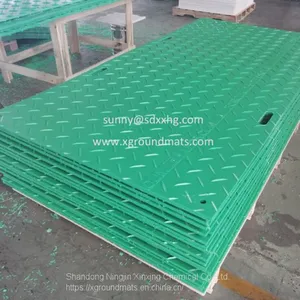 Durable HDPE Plastic Road Mat Mobile Ground Protection Mat thumbnail-2