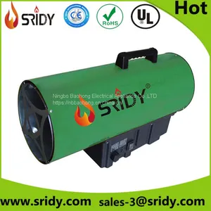 10kW/34,000BTU Gas Space Heater Heavy Duty Industrial LPG Propane Gas Electric Assisted Fan Heater for Workshop Warehouse Garage Shed Farm thumbnail-1