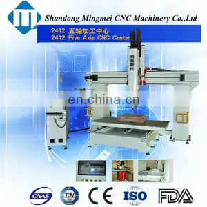 Resin 5 Synchronizing Interpolated Axes Aluminum Mould Cnc Router Five Axis Working Center thumbnail-5