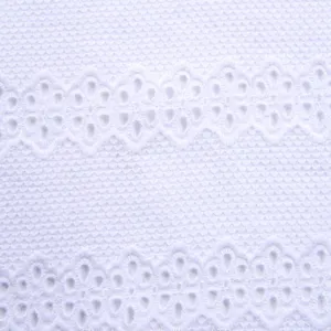 Voile Swiss Guipure Cotton Lace Dress Fabric thumbnail-3
