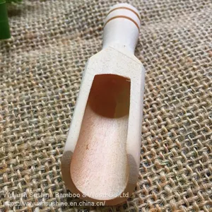 Wooden Powder Spoon, Made of Chinese Cherry , Used for Spice Measurement thumbnail-4