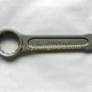 40 Cr-V Steel Striking Wrench Ring End 34mm Corrosion Resistant thumbnail-1
