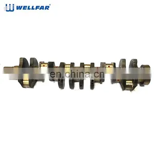 Well-treated Forged Steel Truck Engine Crankshaft for Kamatsu 6D125 6151-31-1110 thumbnail-2