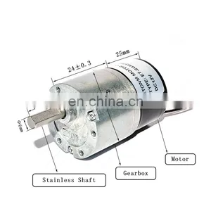 ET-SGM37BL-B 100rpm 12V 24V Brushless Motor With Hall Sensor thumbnail-2
