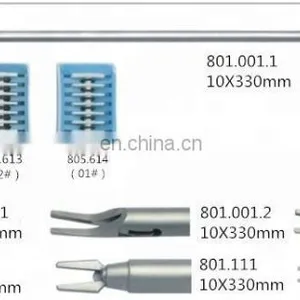 Titanium Clip Applicator With 10mm Surgical Titanium Clip With Single Action Medical Supplies thumbnail-5