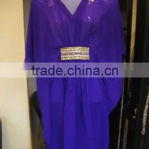 HAND EMBROIDERED BEACH KAFTAN FOR WOMAN thumbnail-1