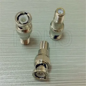 Straight BNC Male/Plug to F Female/Jack Connector CCTV Camera RF Adapter thumbnail-4
