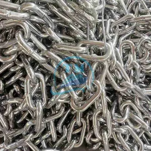 Hot Dip Galvanized Din 764 Steel Lifting Welded Link Chain thumbnail-1