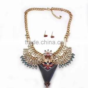 2015 Latest China New Pendant Jewelries Women Fashion African Beads Jewelry Set Cup Chain Jewelry Set thumbnail-4