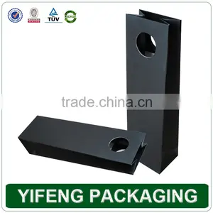 Customer Printing Wine Bottle Carrier Packaging In Carrugate Paper thumbnail-4