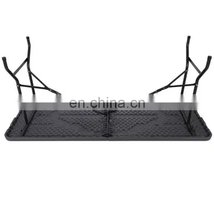 Portable Outdoor Patio Furniture Rectangular Plastic Foldable Banquet Catering Bbq Camping Picnic Folding Table thumbnail-2