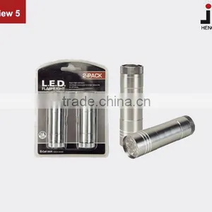 JAK HF1203 Shockproof 9 LED Aluminium Flashlight thumbnail-6
