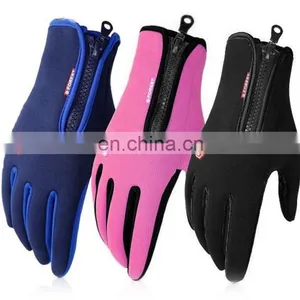 Wholesale Waterproof Neoprene Gloves With Fingers Touchscreen Neoprene Diving Gloves thumbnail-1