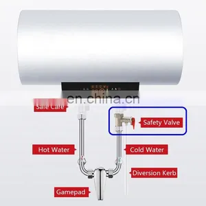 Electric and Solar Water Heater Brass Safety Relief Valve 1/2