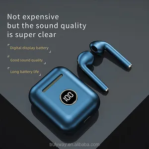 Portable X1 J18 TWS New Design V5.2 Wireless Earbuds LCD Battery Display Earphone for Sporting thumbnail-2