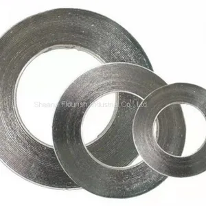 Basic Style Spiral Wound Gasket V Shaped Metallic Pipe Flange Gasket thumbnail-1
