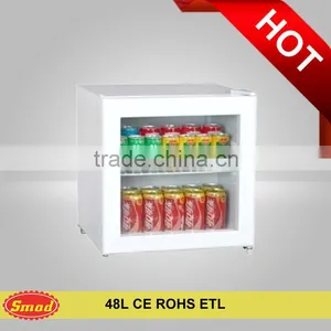 Wholesale Small Portable Glass Door Upright Display Chiller Refrigerator thumbnail-1