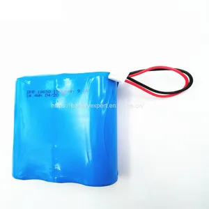 LiFePO4 9.6V 1500mAh 2000mAh 18650 3s1p Solar Battery Pack for Solar Light thumbnail-1