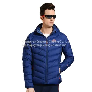 New Fashion Lightweight 800 Filling Goose Down Jacket Men Puffer Down Jacket With Hood for Winter thumbnail-3