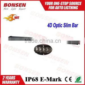 2016 Hot 4D Optic Slim Light Bar 30W,60W,90W,120W, Crees Chip 10-30V DC Aluminum Housing for Tractor, Forklift, Off-road thumbnail-1
