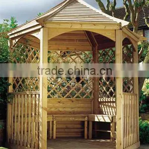 Artficial Garden Set /wooden Pavilion for Sale thumbnail-1