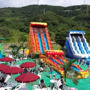 Inflatable Water Game With Water Slide Sea Park Commercial Park thumbnail-1