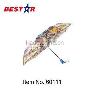 Factory Price Customized 3 Folding Umbrella thumbnail-1