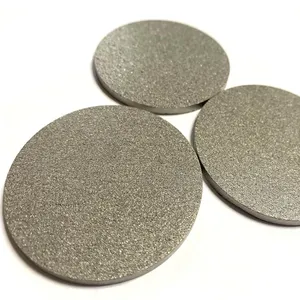 1 Pc Round Titanium Powder Sintered Plates Gas Distribution Conditioning System Air Stratification Filter Porous Titanium Plate 50μm thumbnail-5